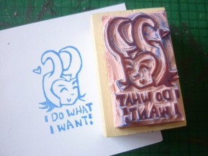 rubber stamp of Loki